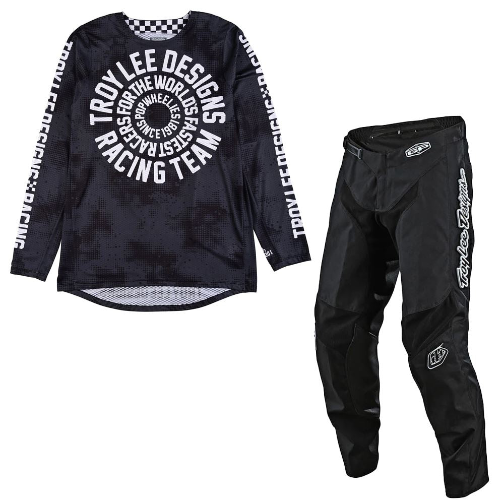 Troy Lee Designs 2025 Motocross GP PRO AIR Youth Carlsbad 97 Combo Kit Black